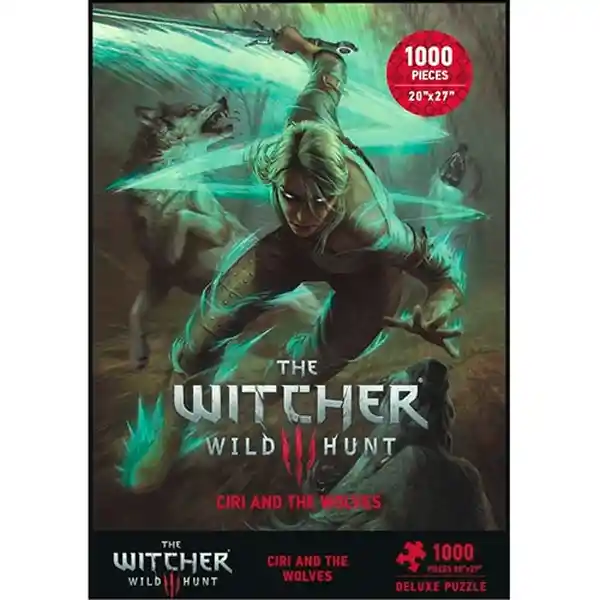 The Witcher Rompecabezas 3 Wild Hunt Ciri And Wolves 3003-770