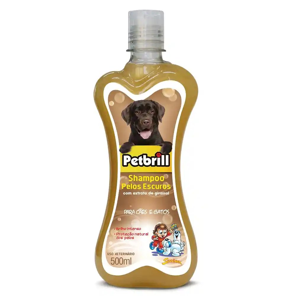 Pet Brillo Shampoo Para Perro Pelos Oscuros