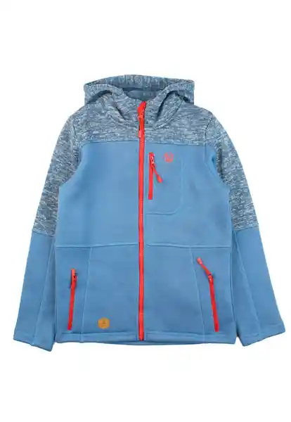 Polerón Tejido Ficcustex 577 Niño Denim Talla 14 Años Ficcus