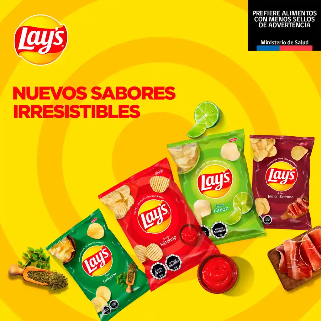 Lays Snacks de Papas Fritas Corte Liso