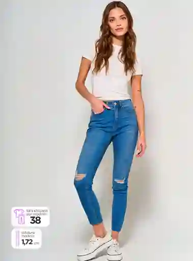 Index Jean Básico Kate Ess Azul Denim 38