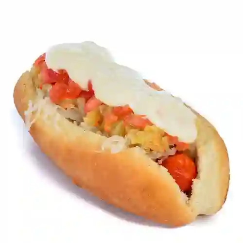 2 Vienesa Completo Chica + Papas