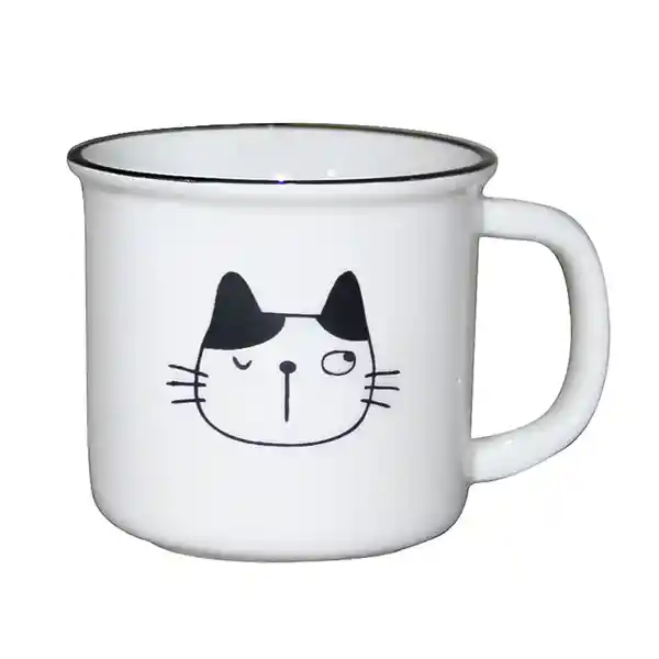 Taza Con Caricatura de Gato Miniso