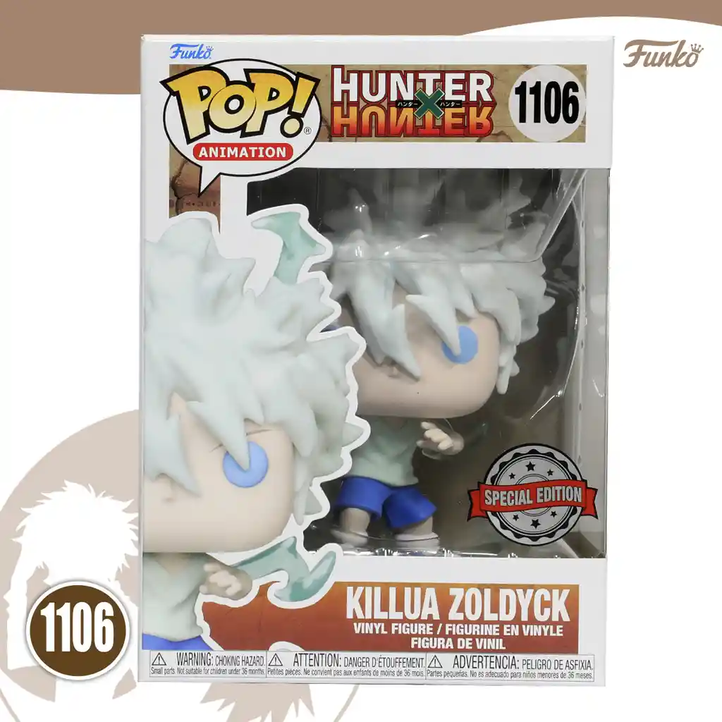 Funko Pop! Figura de Colección x Hunter Killua Lightning Special