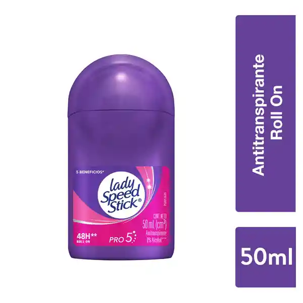 Desodorante Roll on Lady Speed Stick Pro5 24/7 50 mL
