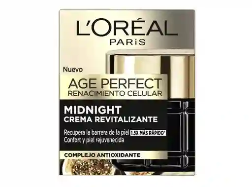 LOréal Crema de Noche Antiarrugas Age Perfect Renacimiento