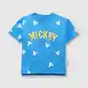 Polera Mickey de Bebé Niño Azulino Talla 36M Colloky