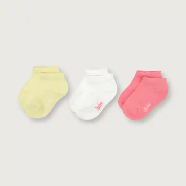 Pack Calcetines S Cortos de Niña Lima Lima Talla 1/2A Opaline