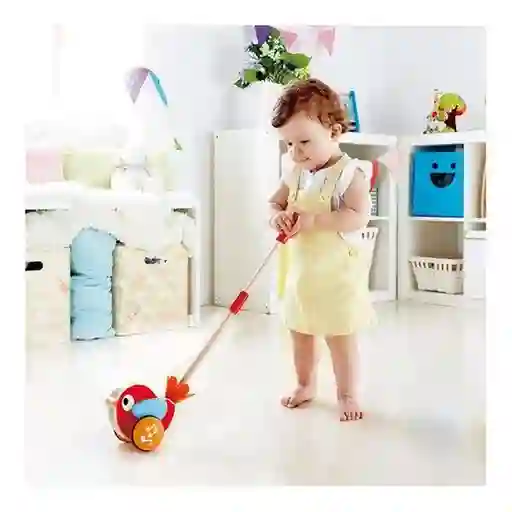 Hape Juguete Lilly Musical Push Along - E0353