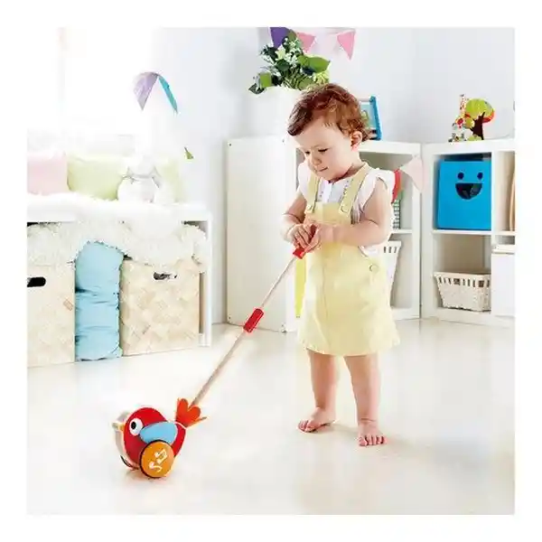 Hape Juguete Lilly Musical Push Along - E0353