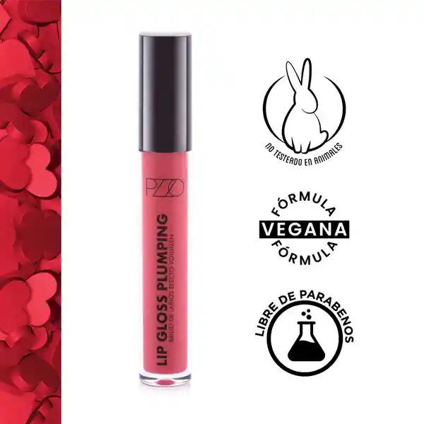 Petrizzio Brillo de Labios Light Plumping Red