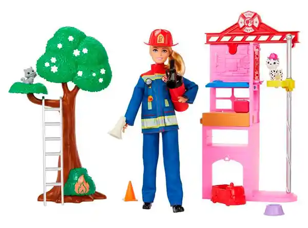 Barbie Juego Bombera al Rescate