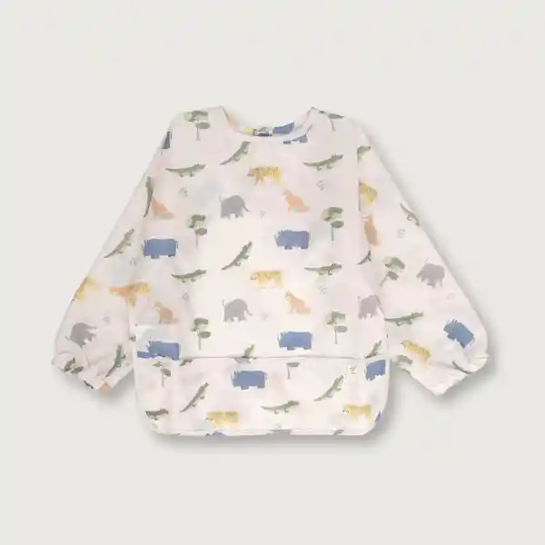 Babero Con Mangas de Niño Beige Talla M Opaline