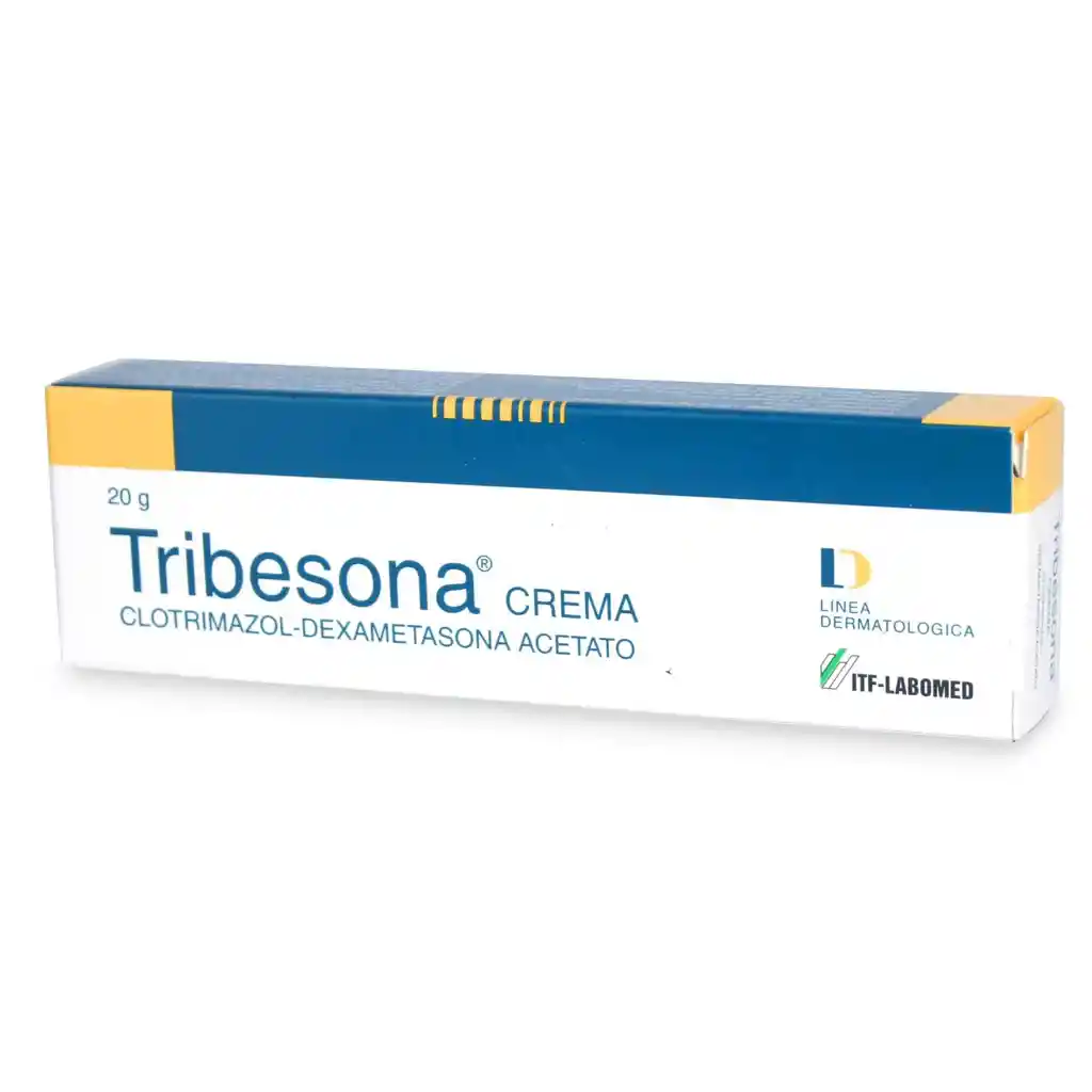 Clotrimazol Tribesona Crema 1 Gr Crema Tópica 20 Gr