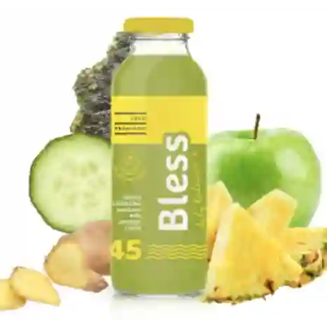 Bless Pepino, Espirulina, Jengibre, Piña