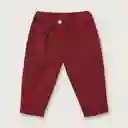 Pantalón Bombacho Con Moños de Niña Rojo Talla 9M Opaline