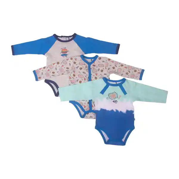 Set 3 Pzas Body Niño Multicolor Pillin 1 M