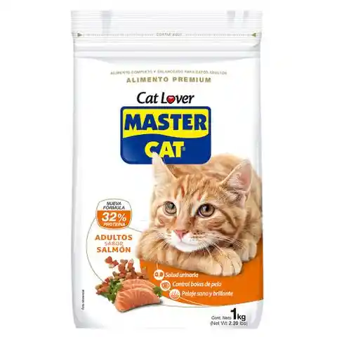 Master Cat Alimento Sabor a Salmón para Gato Adulto