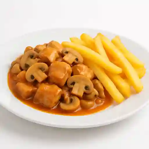 Col Chancho Champinon con Papa