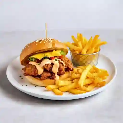 Sándwich de chicharrón