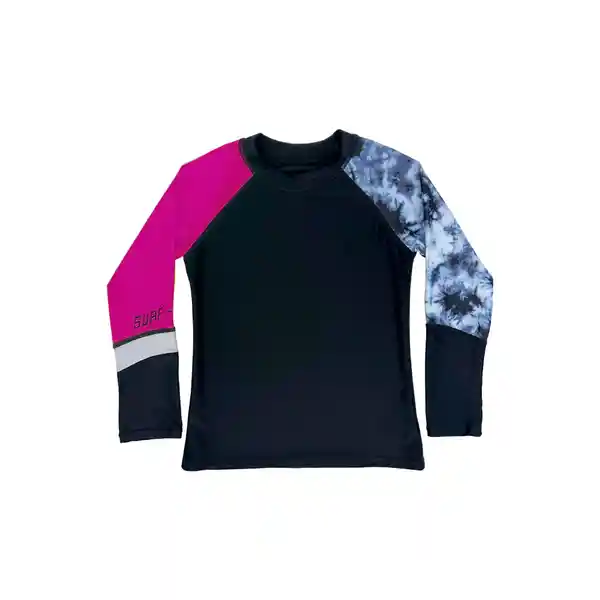 Polera Niña Protección Uv Fucsia Talla 16 Samia