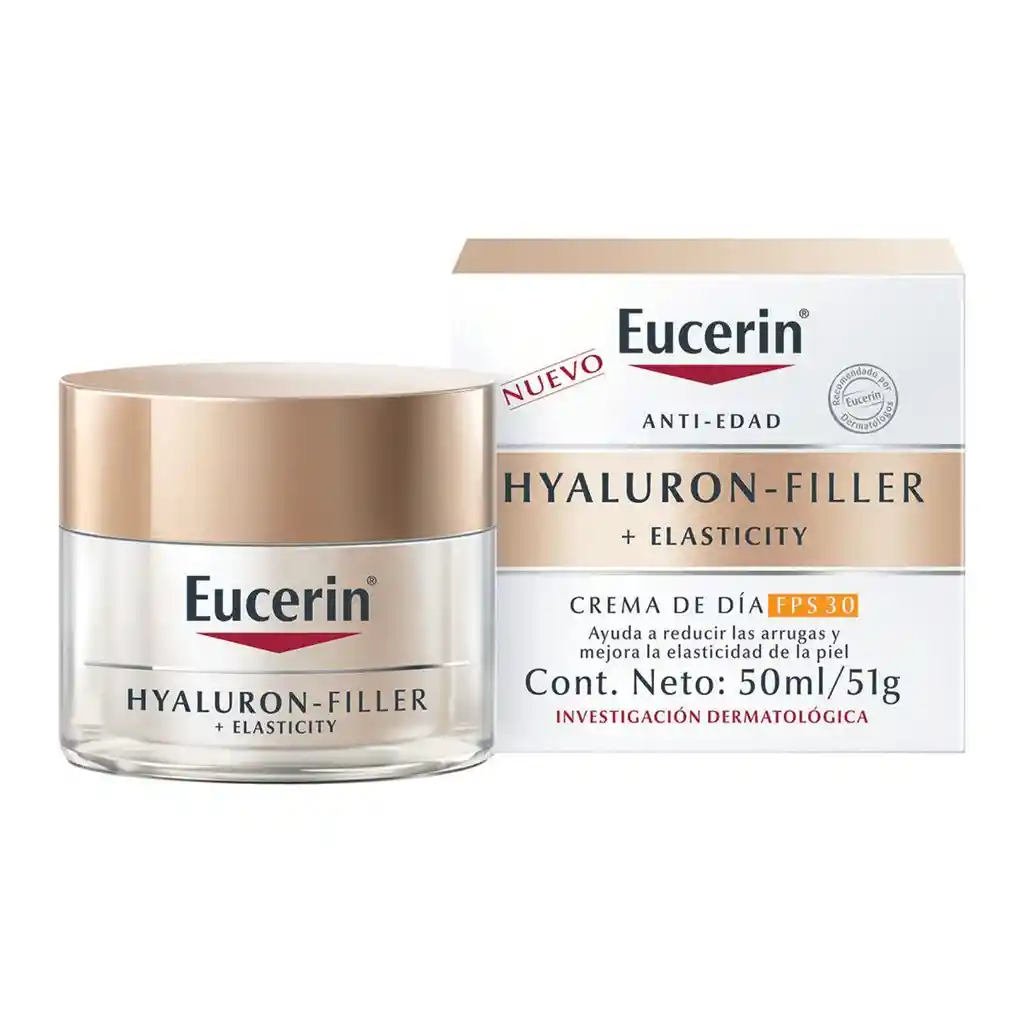 Eucerin Crema Facial Día Hyaluron-Filler Fps 30