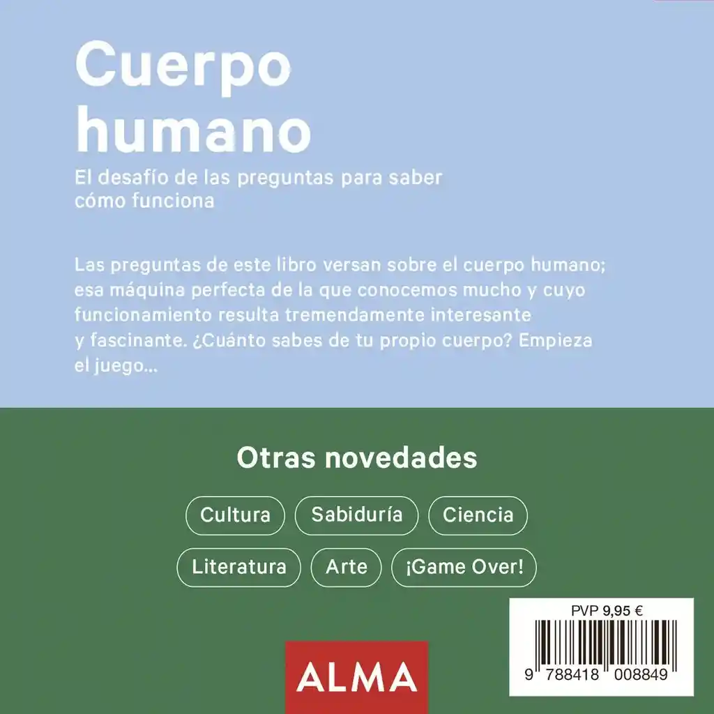 El Cuerpo Humano. Cuadros de Diversion