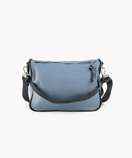 Lounge Cartera Nylon Cruzada Doble Strap Azul