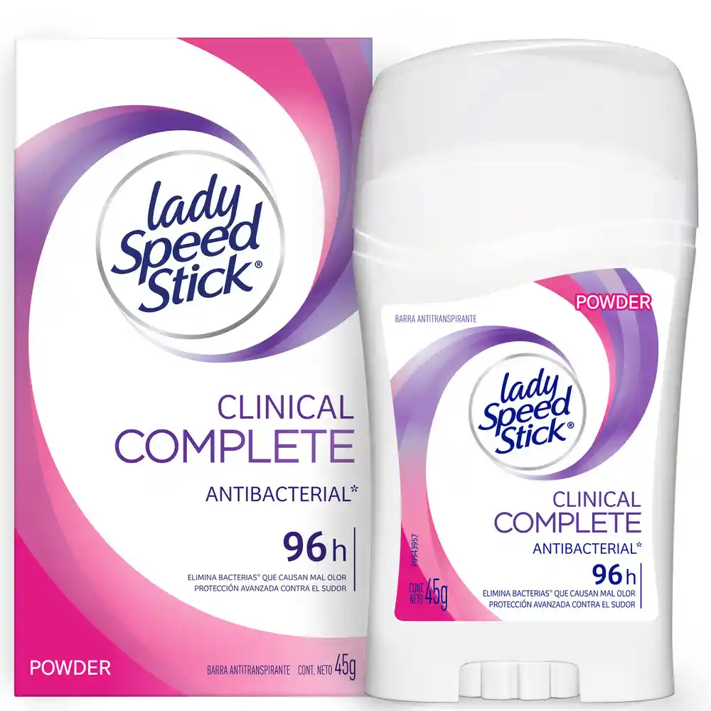 Lady Speed Stick Desodorante Powder Clinical 45 G