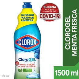 Clorox Cloro en Gel Aroma a Menta Fresca