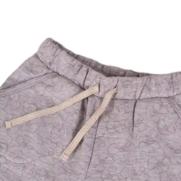 Short Franela Niña Gris Pillín Talla 3 A