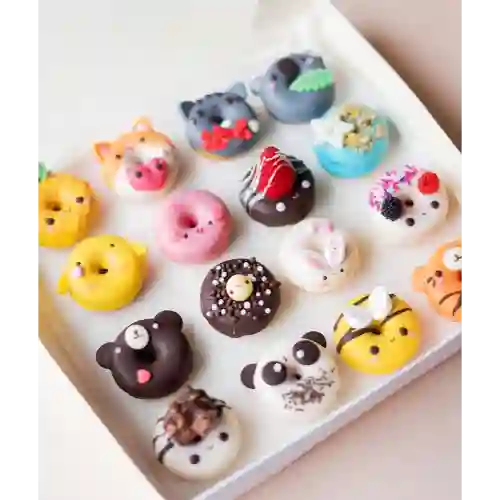 6 Mini Donuts Surtidas