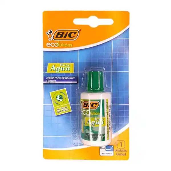 Bic Corrector Líquido Eco Aqua