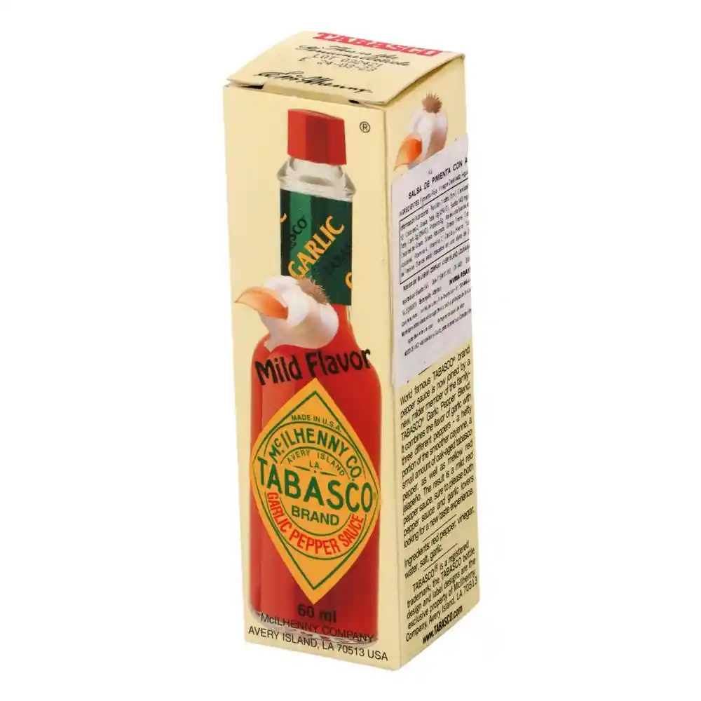 Tabasco Salsa Picante de Pimiento y Ajo