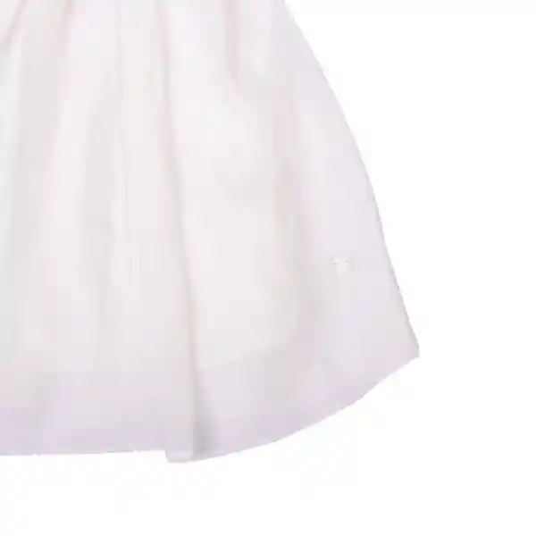 Vestido Bebe Niña Blanco Pillin 3 M