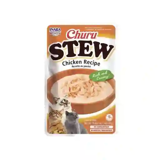 Inaba Churu Alimento Húmedo Stew Chicken Gato