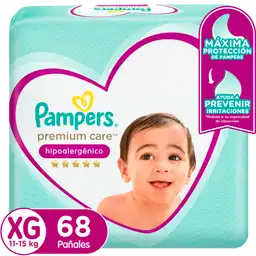 Pampers Pañal Desechable Premium Care Talla Xg