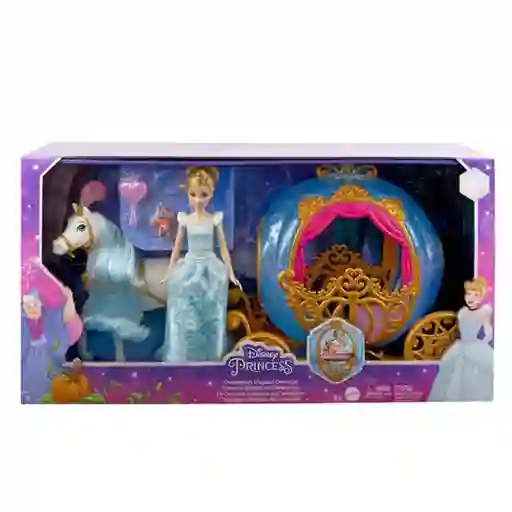 Disney Juego Muñeca Princesa Carruaje Mágico Cenicienta - HLX35