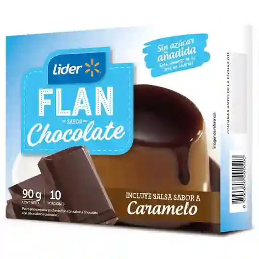 Flan Chocolate Sin Azúcar Líder