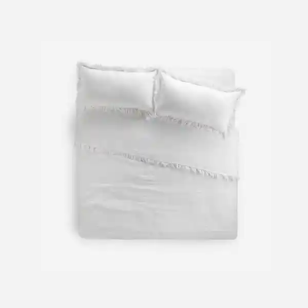 Cubrecama Stone 2 Plazas Blanco Rosen