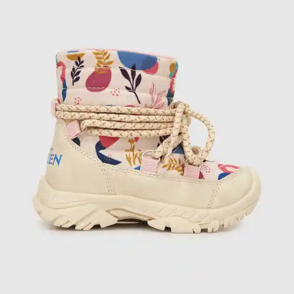 Botas Cierre Frozen Para Niña Blanca Talla 26 Colloky