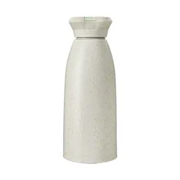 Miniso Botella de Vidrio Estirable Cordón Hueso Blanco 350 mL