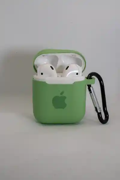 Funda Silicona Para AirPods 1Er y 2da Verde