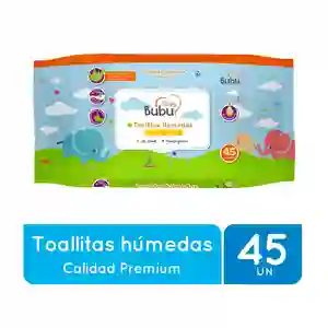 Bubu Toallita Húmeda Premium Con Tapa