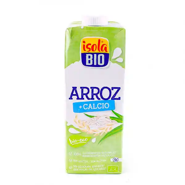 Isola Bebida de Arroz Con Calcio Organico