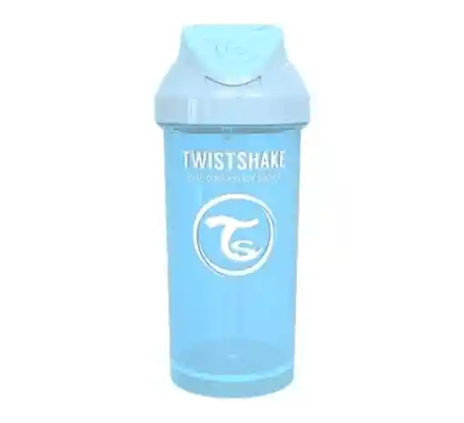 Twistshake Vaso Cup Con Bombillas Celeste