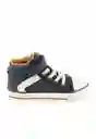 Zapatillas Urbana Caña Velcro W24 Niño Azul 35 923 Ficcus