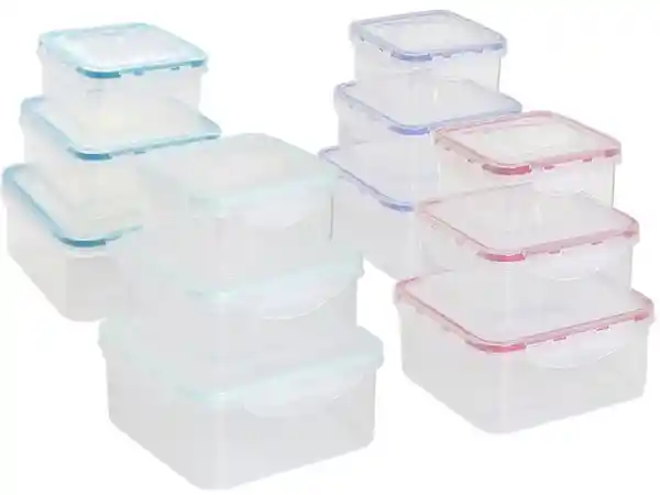 Set Hermético Con Aza Cuadrado Surtido