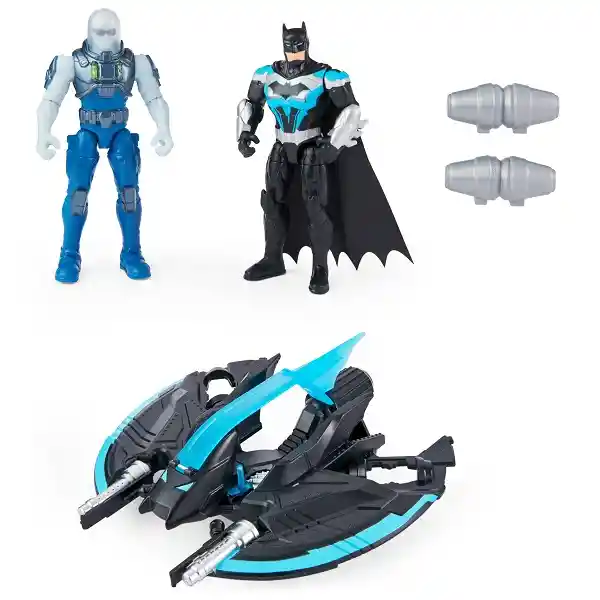 Dc Vehículo Volador Bat-tech + Figuras Mr.freeze Vs. Batman 6063041