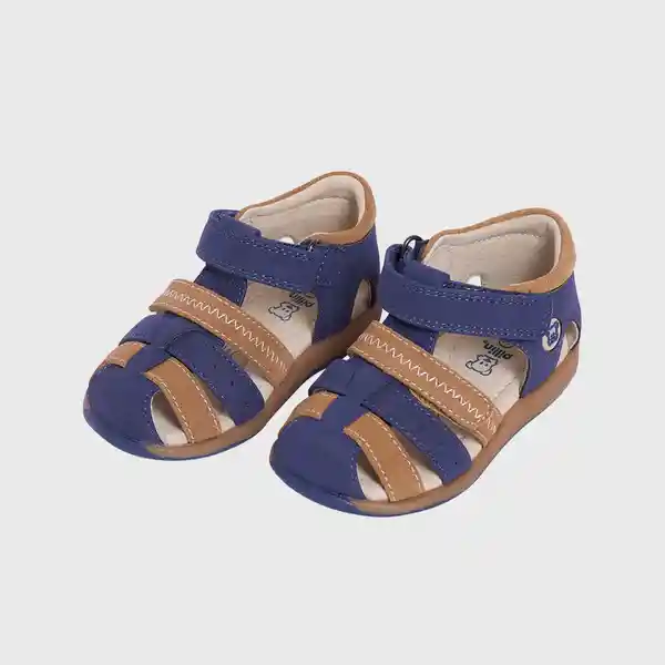 Sandalia Bebe Verano Niño Azul Pillin 27